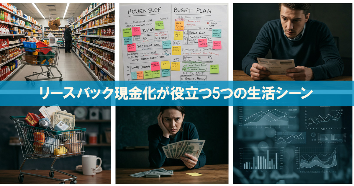 リースバック現金化が役立つ5つの生活シーン